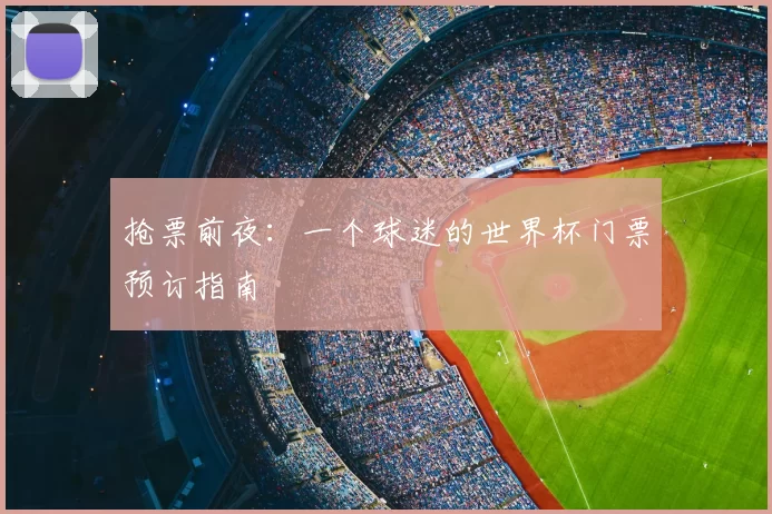抢票前夜：一个球迷的世界杯门票预订指南