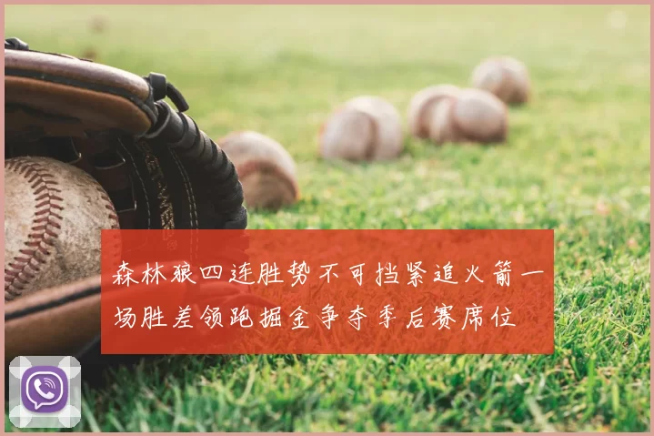 森林狼四连胜势不可挡紧追火箭一场胜差领跑掘金争夺季后赛席位